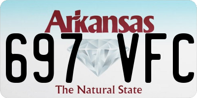 AR license plate 697VFC