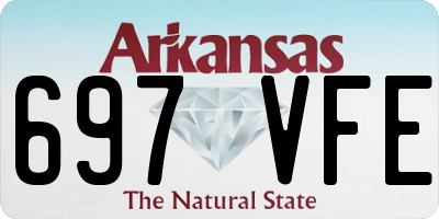 AR license plate 697VFE