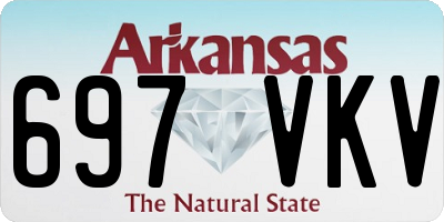 AR license plate 697VKV