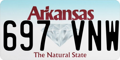 AR license plate 697VNW