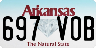 AR license plate 697VOB