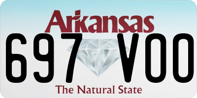 AR license plate 697VOO