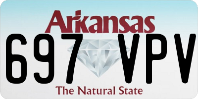 AR license plate 697VPV