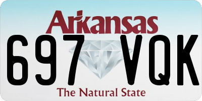 AR license plate 697VQK