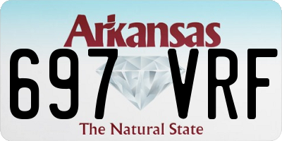 AR license plate 697VRF