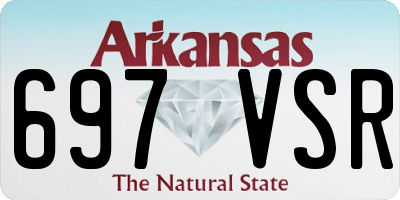 AR license plate 697VSR