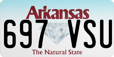 AR license plate 697VSU