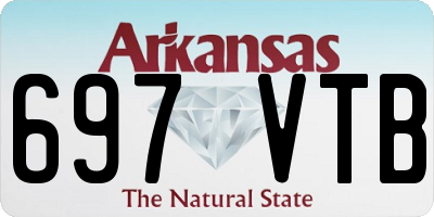 AR license plate 697VTB