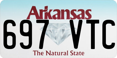 AR license plate 697VTC