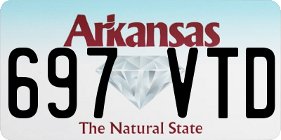 AR license plate 697VTD