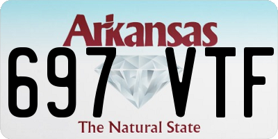 AR license plate 697VTF