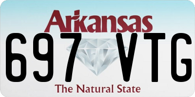 AR license plate 697VTG