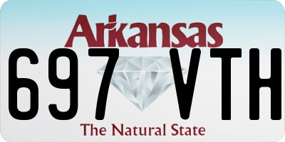 AR license plate 697VTH