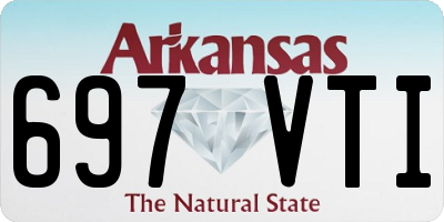 AR license plate 697VTI