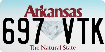 AR license plate 697VTK