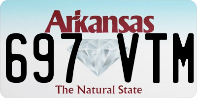 AR license plate 697VTM