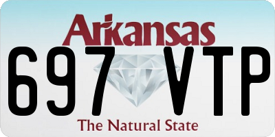 AR license plate 697VTP