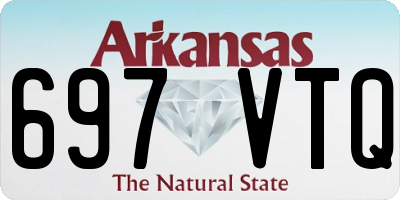 AR license plate 697VTQ