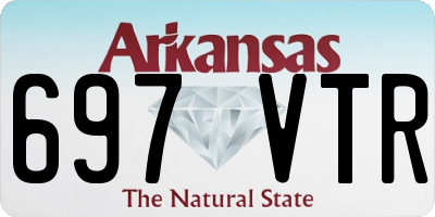 AR license plate 697VTR