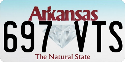 AR license plate 697VTS