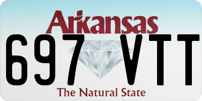 AR license plate 697VTT