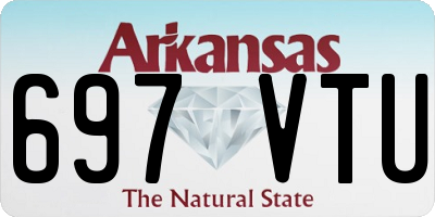 AR license plate 697VTU