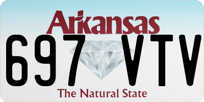 AR license plate 697VTV