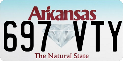 AR license plate 697VTY