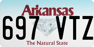 AR license plate 697VTZ