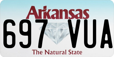 AR license plate 697VUA