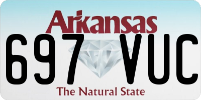 AR license plate 697VUC