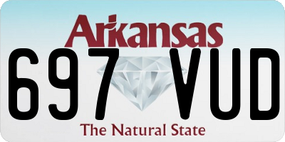 AR license plate 697VUD