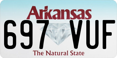 AR license plate 697VUF