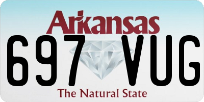 AR license plate 697VUG