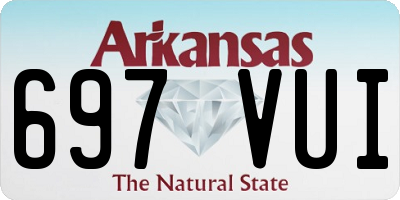 AR license plate 697VUI