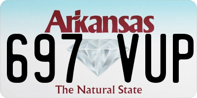 AR license plate 697VUP