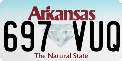 AR license plate 697VUQ