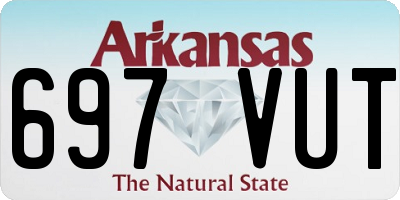AR license plate 697VUT