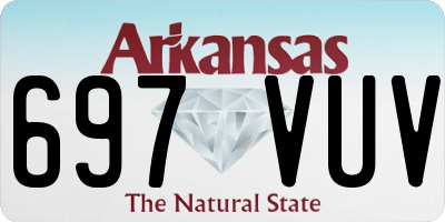 AR license plate 697VUV
