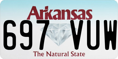 AR license plate 697VUW