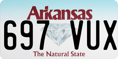 AR license plate 697VUX