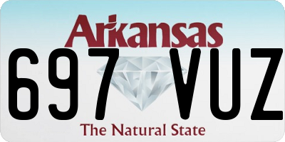 AR license plate 697VUZ