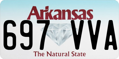 AR license plate 697VVA