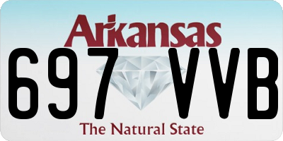 AR license plate 697VVB