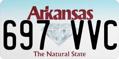 AR license plate 697VVC