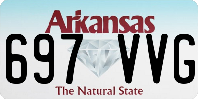 AR license plate 697VVG