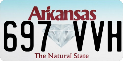 AR license plate 697VVH