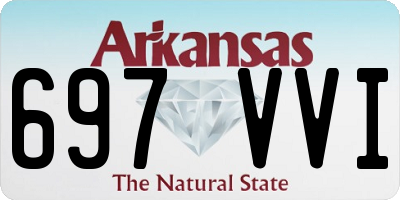 AR license plate 697VVI