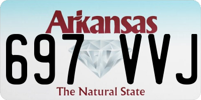 AR license plate 697VVJ