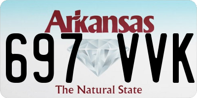 AR license plate 697VVK